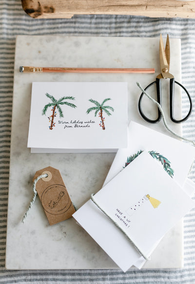 Bermuda Christmas card set